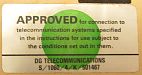NEC TR5E1320-11H(11A MK II) - box approval label